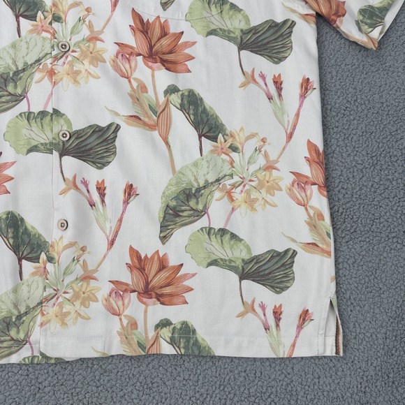 Tommy Bahama Heritage Tortola Silk Floral Hawaiian Shirt Men 2XL‎ Original Fit - Picture 12 of 16